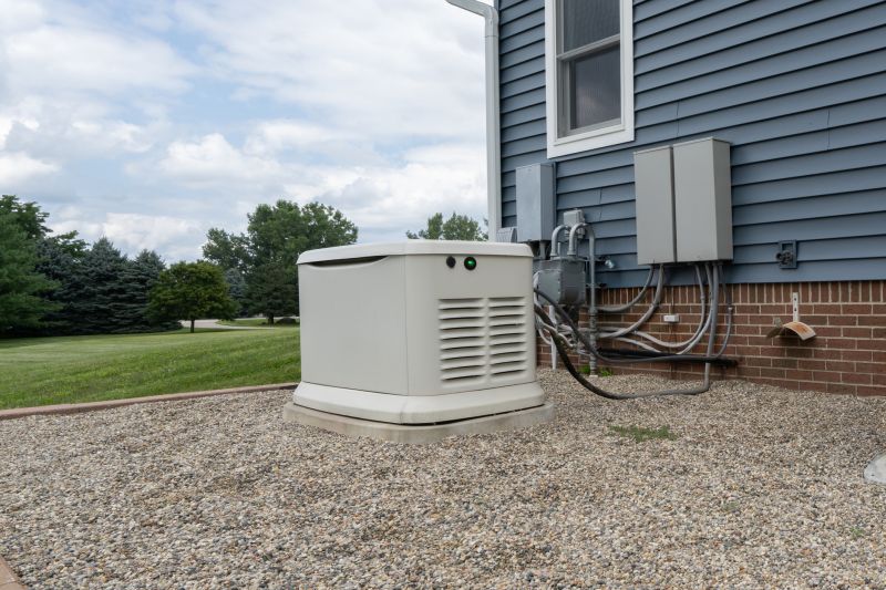 Residential Backup Generator in Use